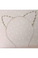 Pearl Kitten Headband