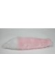 18" Pink Fox Tail with White Tip (Pin On)