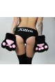 Black "Kitten" Panties 