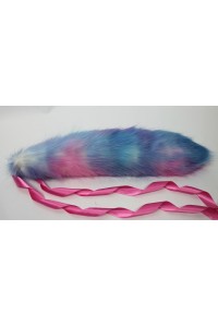 18" Galaxy Fox Tail (Pink Ties)