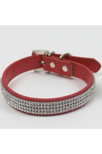 Red Rhinestone Collar