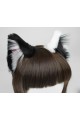 Black and White Realistic Cat Ears (Red Velvet)