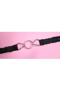 Black Lace Spider Gag (Large Gag)