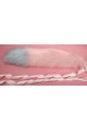 18" Cotton Candy Fox Tail (White Ties)