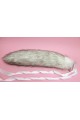 18" Brown Husky Fox Tail (White Ties)