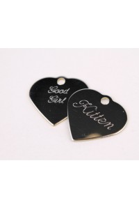 Premade Metal Engraved Tags (Silver,Pink,Black,Purple)