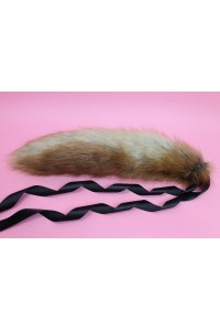 18" Golden Fox Fox Tails (Black Ties)