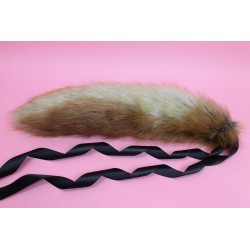18" Golden Fox Fox Tails (Black Ties)