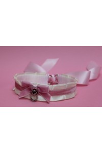 Ivory and Pink Collar