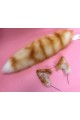 18" Orange Tabby Styled Fox Tail (Airbrushed/One of a Kind)