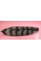 24" Silver Tabby Fox Tail (Airbrushed)