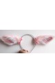 Fluffy Pink Deer Ears (Pink Velvet)