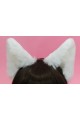 White Canine Ears