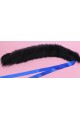 24" Black Cat Tail (Royal Blue Ties)