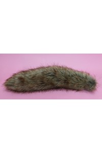 18" Copper Wolf Fox Tail (Pin On)