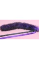 24" Black and Purple Cat Tail