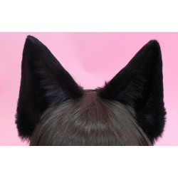 Black Canine Ears