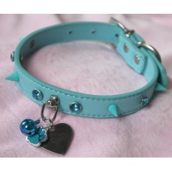 Blue Studded Diamond Collar