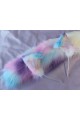 Pastel Galaxy Realistic Kitten Ears (Airbrushed)
