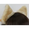 Gold & Ivory Brocade Realistic Cat Ears