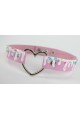 Icing Drip Heart Choker (Pink)