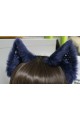 Starry Night Cat Ears (Deep Blue Fur/No front fluffs)