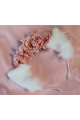 Rose Quartz and Opal Cat Ears (Crystal Floral Crown)
