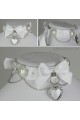 12" White Royal Pet Collar