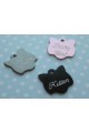 Metal Engraved Kitten Tags