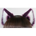 Aubergine & White Ears