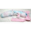 Cotton Candy Cat Set (Airbrushed)