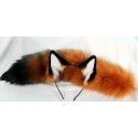 Red Fox Ears & Tail (Airbrushed)