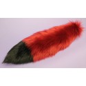 18" Burgundy Tipped Fox Tail