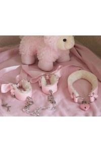 Babydoll Cuffs (Faux Fur Lined) (Collar Sold Separately)