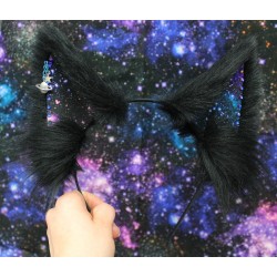 Dark Galaxy Fox Ears (No Front Fluffs)