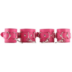 Pink Hogtie Set (Faux Leather)