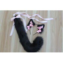 Black & Pink Cat Set