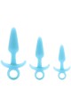 Blue Silicone Plug Kit (Glow in the dark!)
