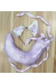 Lavender & White Puppy Set