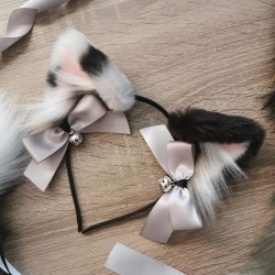 Grey Calico Ears